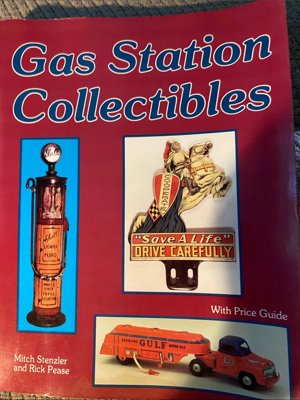 Gas Station Collectibles Book - Red Cover